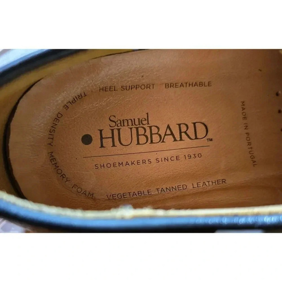Samuel Hubbard Men's Highlander Oxford Shoes BROWN Pebble Grain Leather 9 W US - Picture 10 of 10